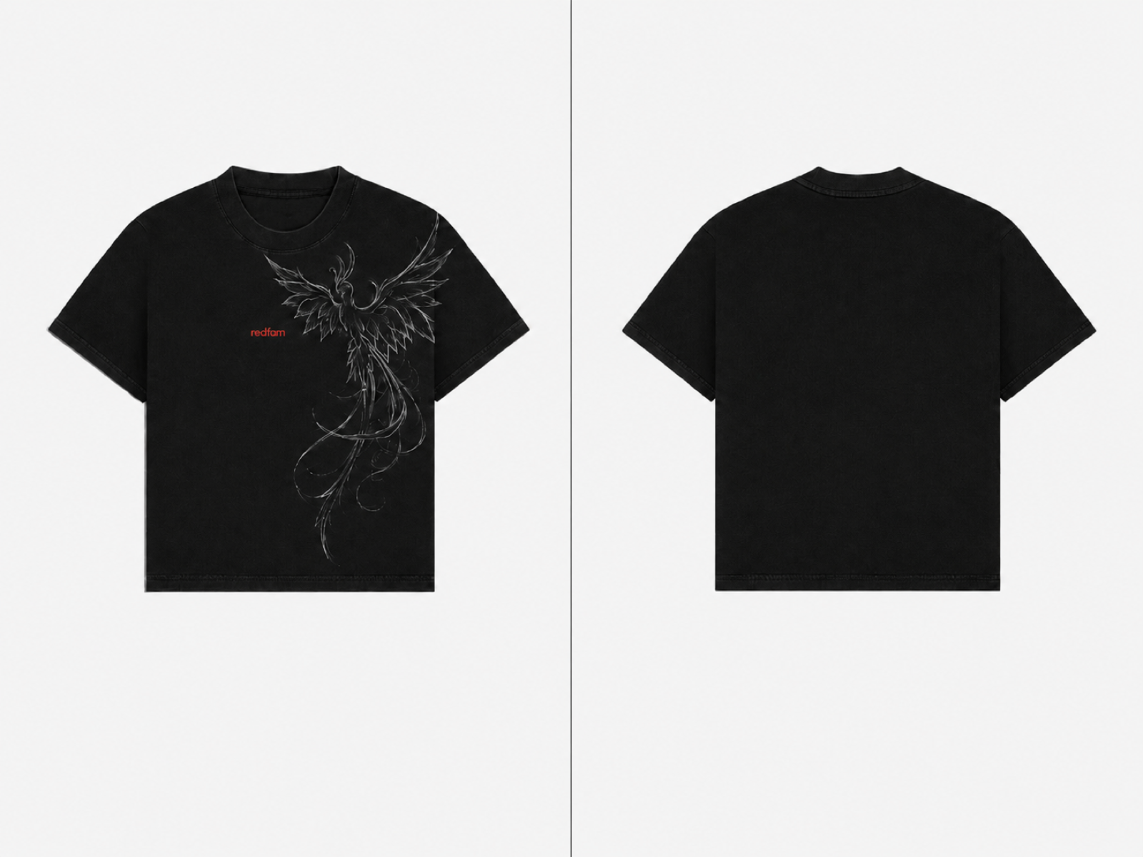 Phoenix Black Tee